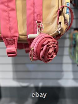 Disney Beauty & The Beast Stained Glass Portraits Backpack with Rose Coin Purse
