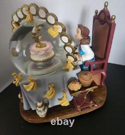 Disney Beauty & The Beast plates snow-globe rare and it is beautiful