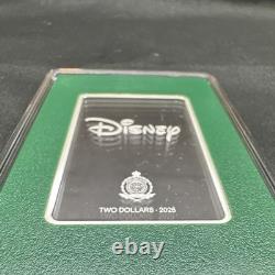 Disney Beauty and Beast 2025 1 oz. 999 Silver $2 Coin Bar 163/250