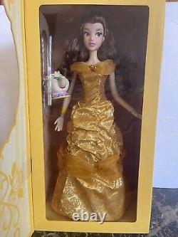 Disney Beauty and Beast Belle Deluxe 16 Interactive Doll with Singing Mrs. Potts
