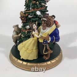Disney Beauty and Beast Christmas Tree Figurine Vintage Holiday Decor