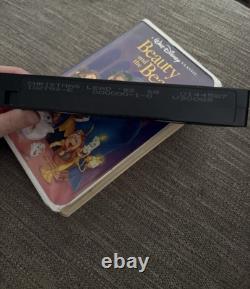 Disney Beauty and The Beast BLACK DIAMOND VHS 1992 Christmas Lead RARE