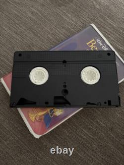 Disney Beauty and The Beast BLACK DIAMOND VHS 1992 Christmas Lead RARE