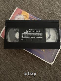 Disney Beauty and The Beast BLACK DIAMOND VHS 1992 Christmas Lead RARE