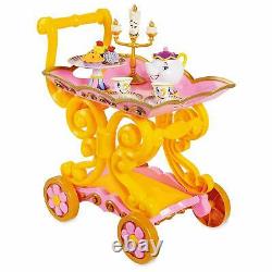 Disney Beauty and The Beast''Be Our Guest'' Singing Tea Cart Play Set