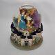 Disney Beauty and The Beast Castle Characters Snowglobe Musical RARE HTF
