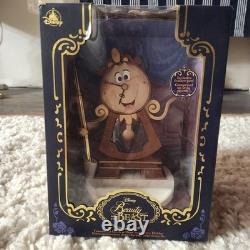 Disney Beauty and The Beast Cogsworth Functional Clock With Pen