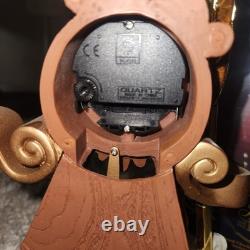 Disney Beauty and The Beast Cogsworth Functional Clock With Pen