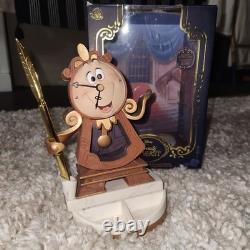 Disney Beauty and The Beast Cogsworth Functional Clock With Pen