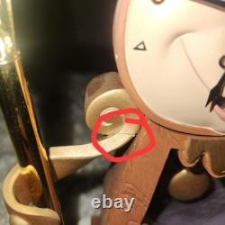 Disney Beauty and The Beast Cogsworth Functional Clock With Pen