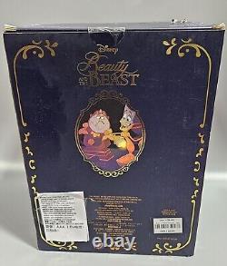 Disney Beauty and The Beast Cogsworth Functional Clock With Pen NEW In Box