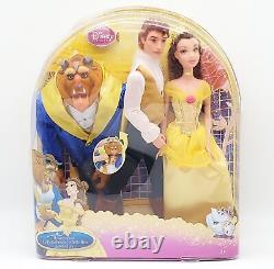 Disney Beauty and The Beast Doll Set European Edition 2009 Mattel T3830 New RARE