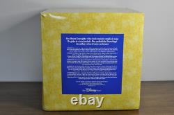 Disney Beauty and The Beast Music Snow Globe Fireplace Working Lights Mint withBox