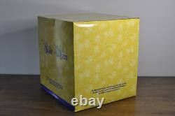 Disney Beauty and The Beast Music Snow Globe Fireplace Working Lights Mint withBox