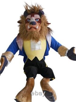 Disney Beauty and The Beast Plush beast 22 Jumbo Stuffed Animal Vintage Doll