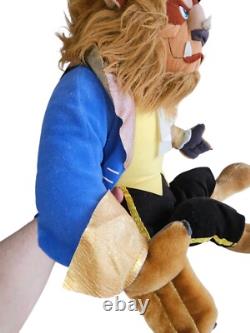 Disney Beauty and The Beast Plush beast 22 Jumbo Stuffed Animal Vintage Doll