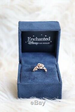Disney Beauty and The Beast Rose Gold Ring, Size 3, Used, good condition