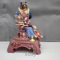 Disney Beauty and the Beast 10th Anniversary Snow Globe bell beast 2502O