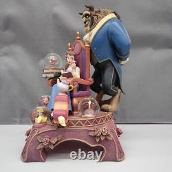Disney Beauty and the Beast 10th Anniversary Snow Globe bell beast 2502O