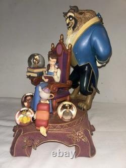 Disney Beauty and the Beast 10th Year Anniversary Commemorative Snow Globe