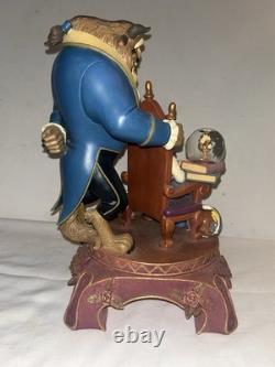 Disney Beauty and the Beast 10th Year Anniversary Commemorative Snow Globe