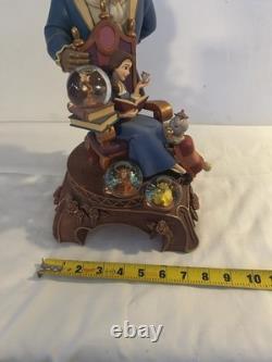 Disney Beauty and the Beast 10th Year Anniversary Commemorative Snow Globe