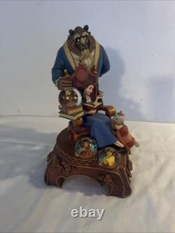 Disney Beauty and the Beast 10th Year Anniversary Commemorative Snow Globe