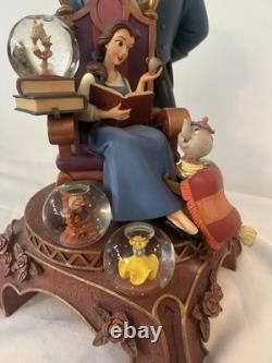 Disney Beauty and the Beast 10th Year Anniversary Commemorative Snow Globe