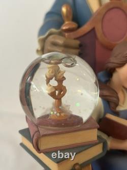 Disney Beauty and the Beast 10th Year Anniversary Commemorative Snow Globe