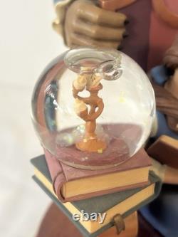 Disney Beauty and the Beast 10th Year Anniversary Commemorative Snow Globe
