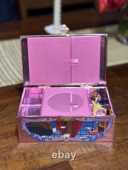 Disney Beauty and the Beast 1991 Vintage Music Jewelry Box With Figurine