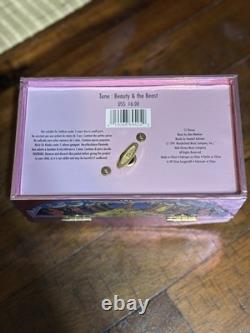 Disney Beauty and the Beast 1991 Vintage Music Jewelry Box With Figurine
