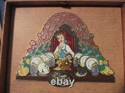 Disney Beauty and the Beast 30th Anniversary 6 Pin Set/Collection Belle Beast