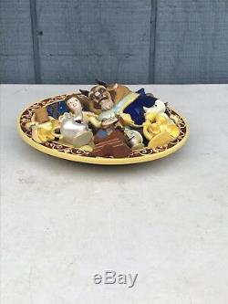 Disney Beauty and the Beast An Enchanted Evening 3D Plate Statue Limited Edition