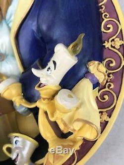 Disney Beauty and the Beast An Enchanted Evening 3D Plate Statue Limited Edition