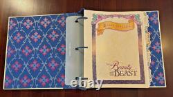 Disney Beauty and the Beast Animation Art Portfolio Binder- Story Art & more