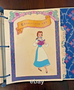 Disney Beauty and the Beast Animation Art Portfolio Binder- Story Art & more