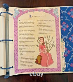 Disney Beauty and the Beast Animation Art Portfolio Binder- Story Art & more