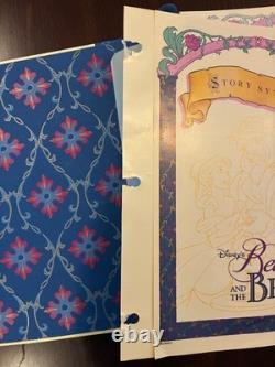 Disney Beauty and the Beast Animation Art Portfolio Binder- Story Art & more