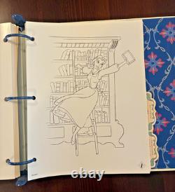 Disney Beauty and the Beast Animation Art Portfolio Binder- Story Art & more