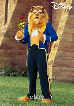 Disney Beauty and the Beast Authentic Costume Mask Men's Cosplay Size XL 40/42