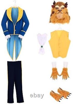 Disney Beauty and the Beast Authentic Costume Mask Men's Cosplay Size XL 40/42
