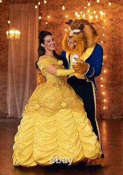 Disney Beauty and the Beast Authentic Costume Mask Men's Cosplay Size XL 40/42