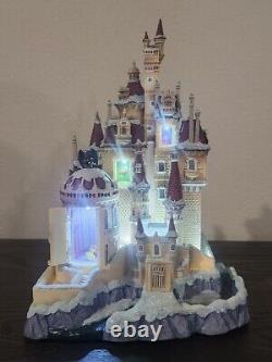 Disney Beauty and the Beast BELLE Light up CASTLE Figurine 10/10 Collection