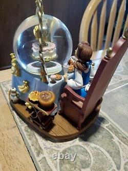 Disney Beauty and the Beast Be Our Guest Snowglobe very rare no box