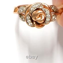 Disney Beauty and the Beast Belle 10K Rose Gold Ring Size 6 Enchanted Collection