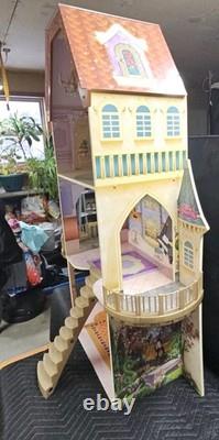 Disney Beauty and the Beast Belle Enchanted Wooden Dollhouse KidKraft 3-Story