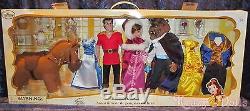 Disney Beauty and the Beast Belle Gaston Deluxe Classic Doll Gift Set NEW