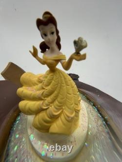 Disney Beauty and the Beast Belle Musical Snow Globe Be Our Guest