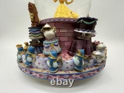 Disney Beauty and the Beast Belle Musical Snow Globe Be Our Guest